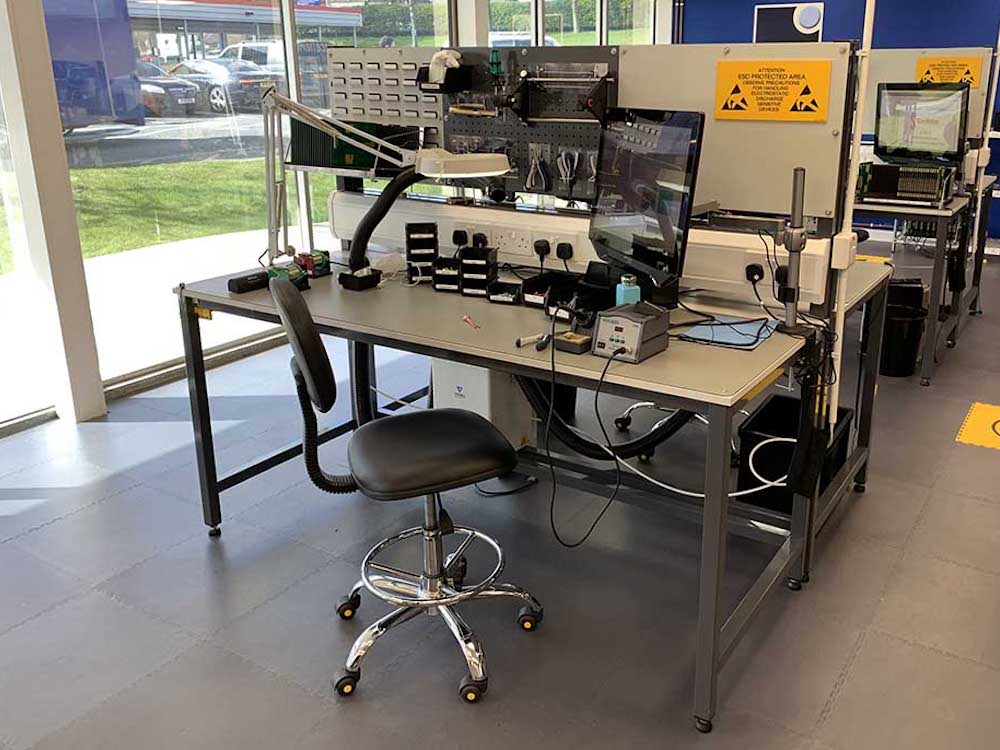 electronic industrial workbench