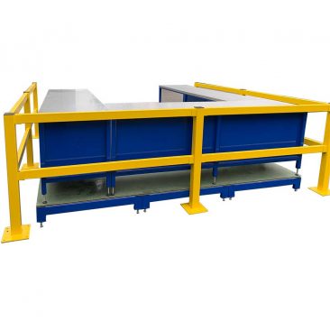 Forklift truck safety barriers