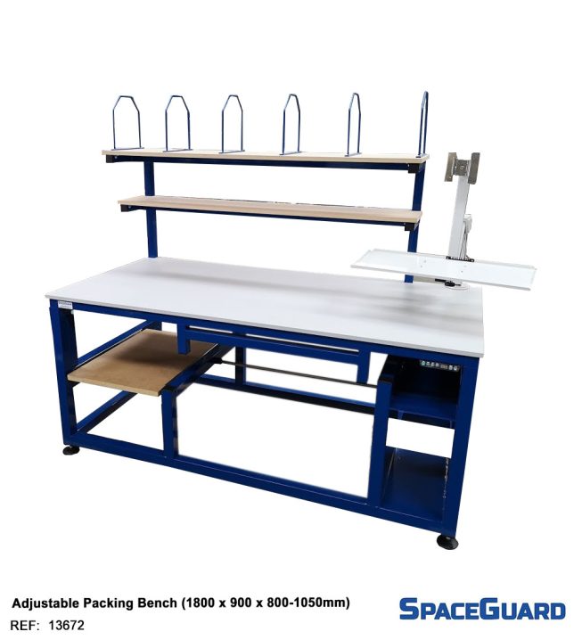 adjustable packing bench