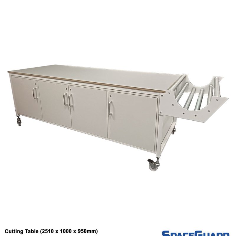 Fabric Roll Storage made to order in UK Spaceguard