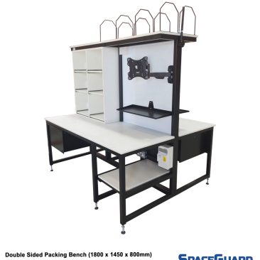 double sided packing bench