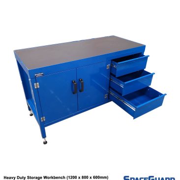 heavy duty workbench with storage