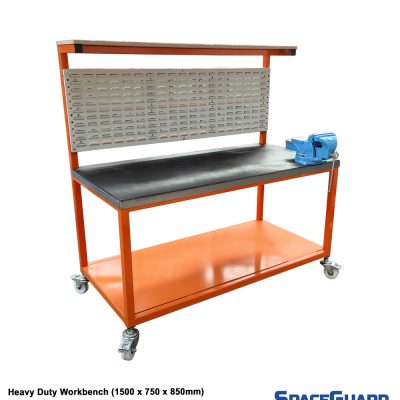 heavy duty workbench orange