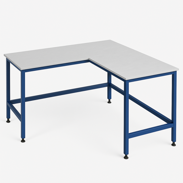 L Shaped Packing Bench