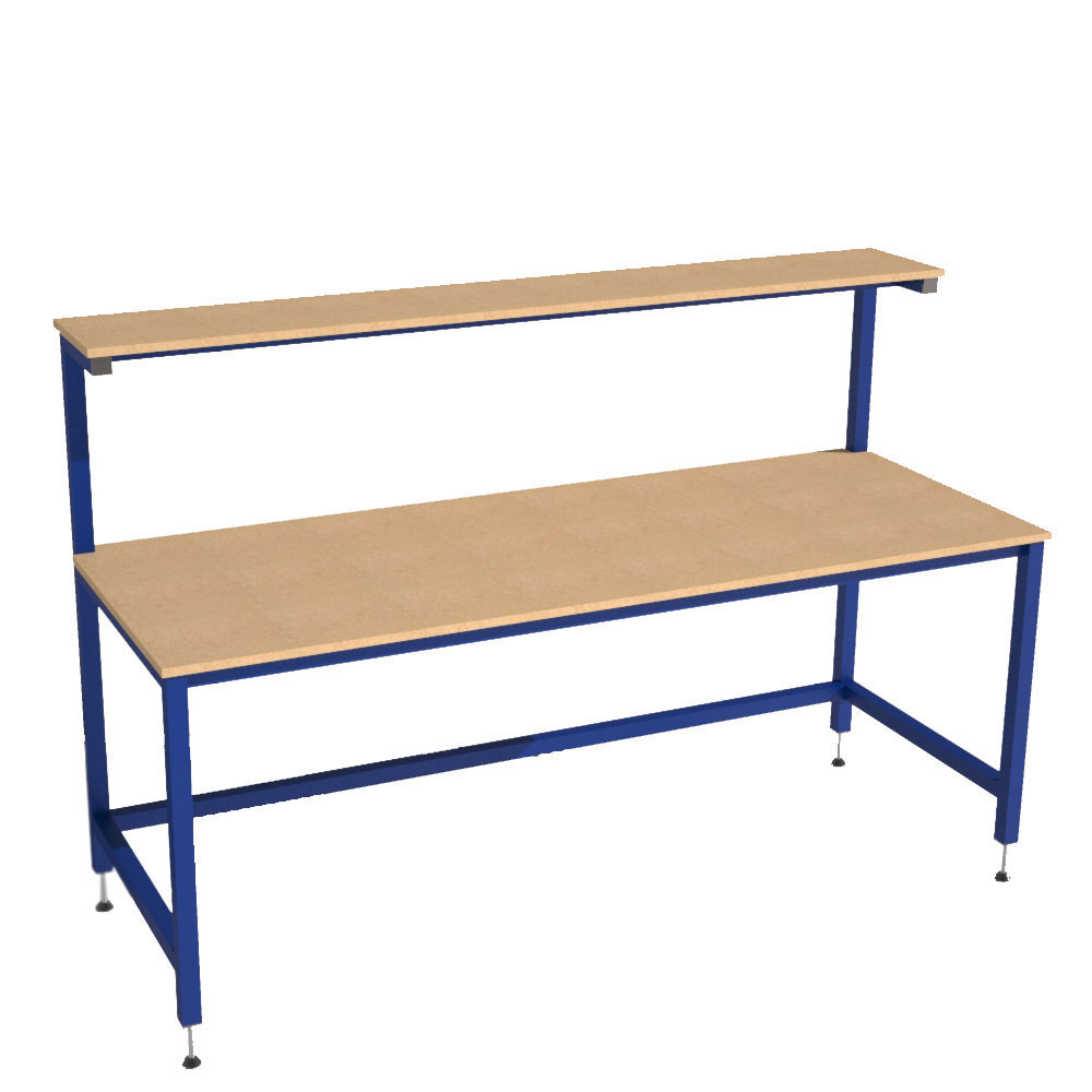 PCKUSMDF-1.jpg Packing Table with Upper Shelf